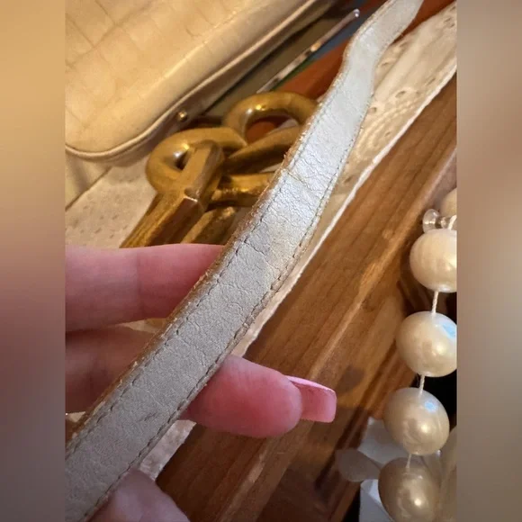 Brahmin Cecelia Croc-Embossed Bag with Bamboo Handles - Picture 5 of 16